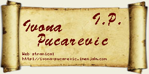 Ivona Pucarević vizit kartica